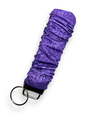 PURPLE POISON SCRUNCHIE KEY FOB