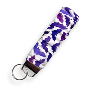 PURPLE BATS SCRUNCHIE KEY FOB